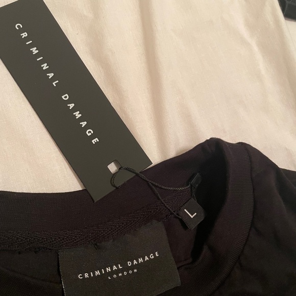 Criminal Damage oversized shirt dress - Picture 4 of 5